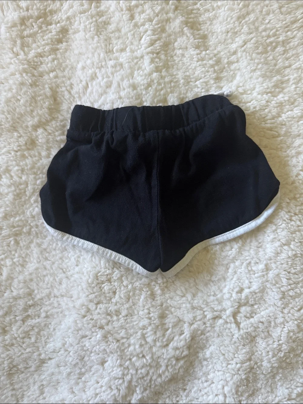 Old Navy Black Shorts with White Trim
